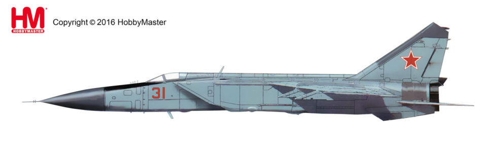 HA5601 Hobbymaster MiG-25P Foxbat Red 13, Lt. (Sg.) V. Belenko, Japan 1976