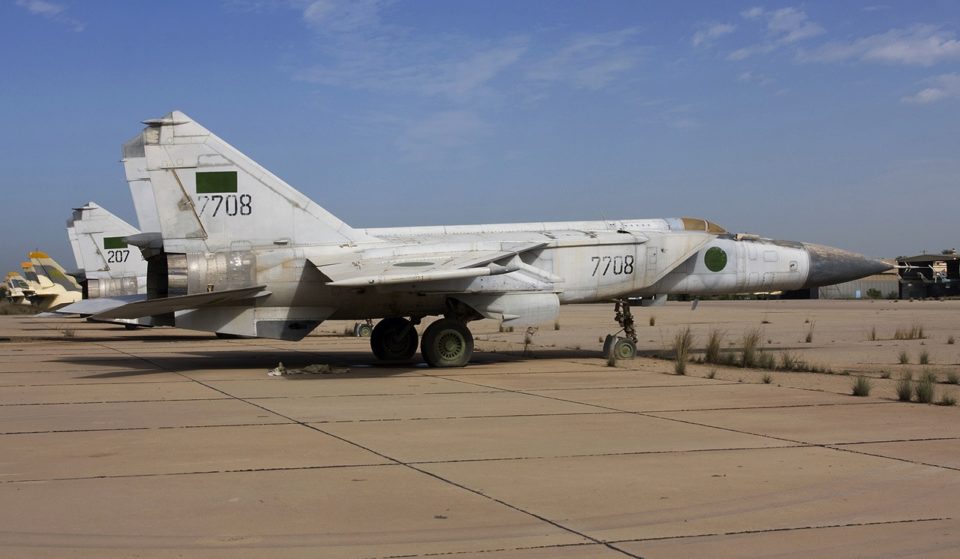 A Libyan MiG-25PD “Foxbat-E