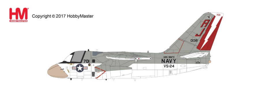 HA4906 Hobbymaster Lockheed S-3A Viking 160138, VS-24 “Scouts”, 1978
