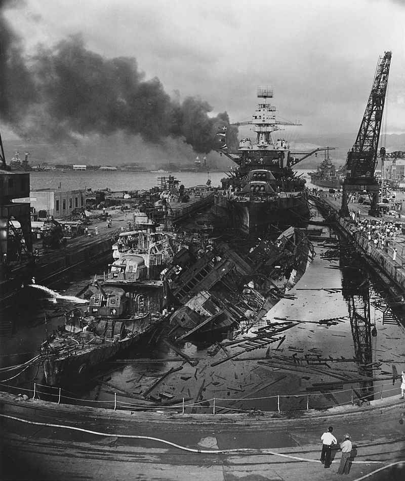 Pennsylvania, behind the wreckage of Downes and Cassin