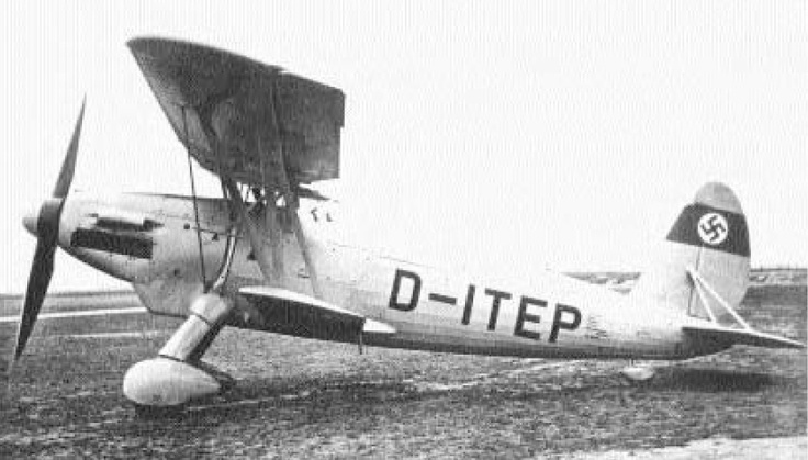 German Arado Ar 68 - the last Luftwaffe biplane