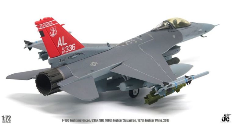 100th Fight Squadron, JC Wings JCW-72-F16-008 USAF ANG F-16C Fighting Falcon 