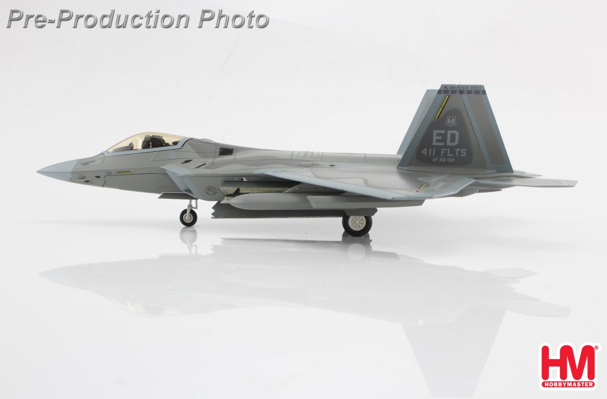 Modèle Réduit Hobbymaster 1:72 Lockheed F-22 Raptor USAF Nellis AFB 2022 (HA2828) - Neuf, édition Limitée